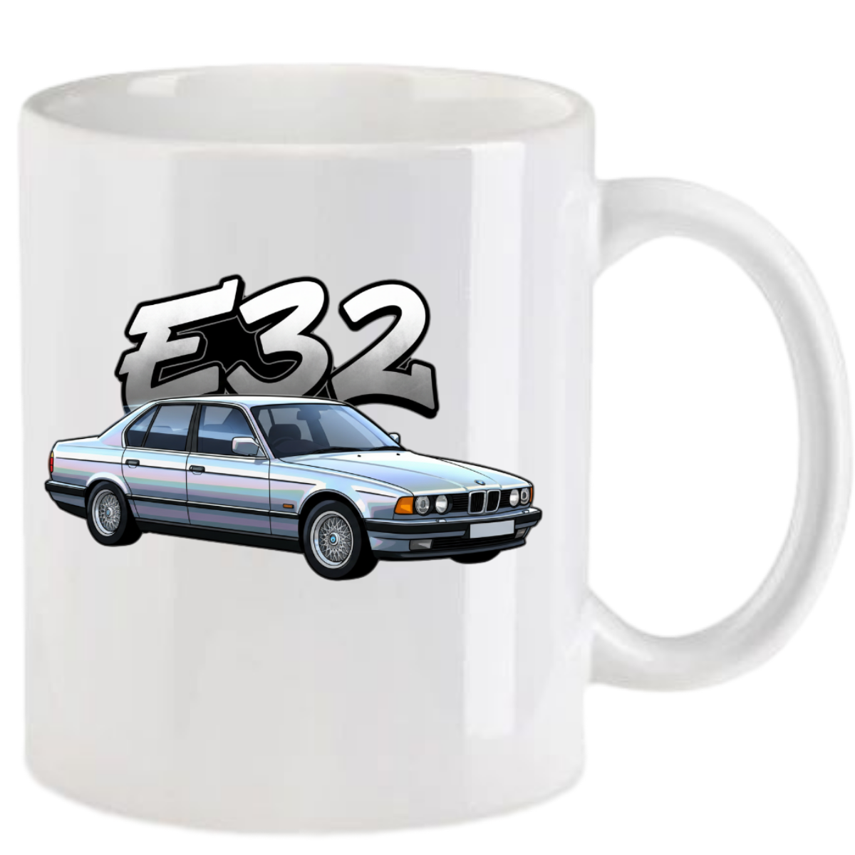 BMW E32 Tasse