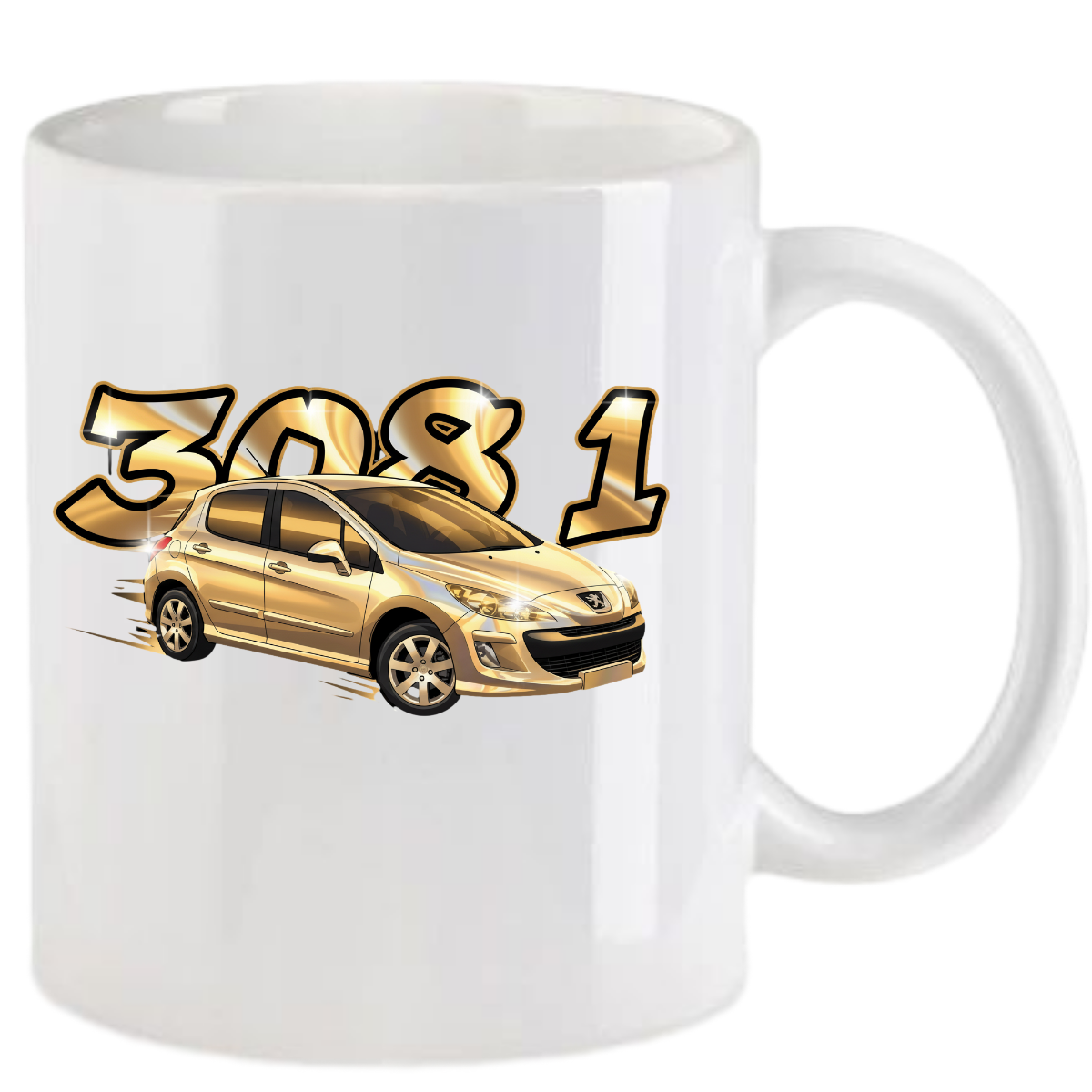 Peugeot 308 1 Tasse