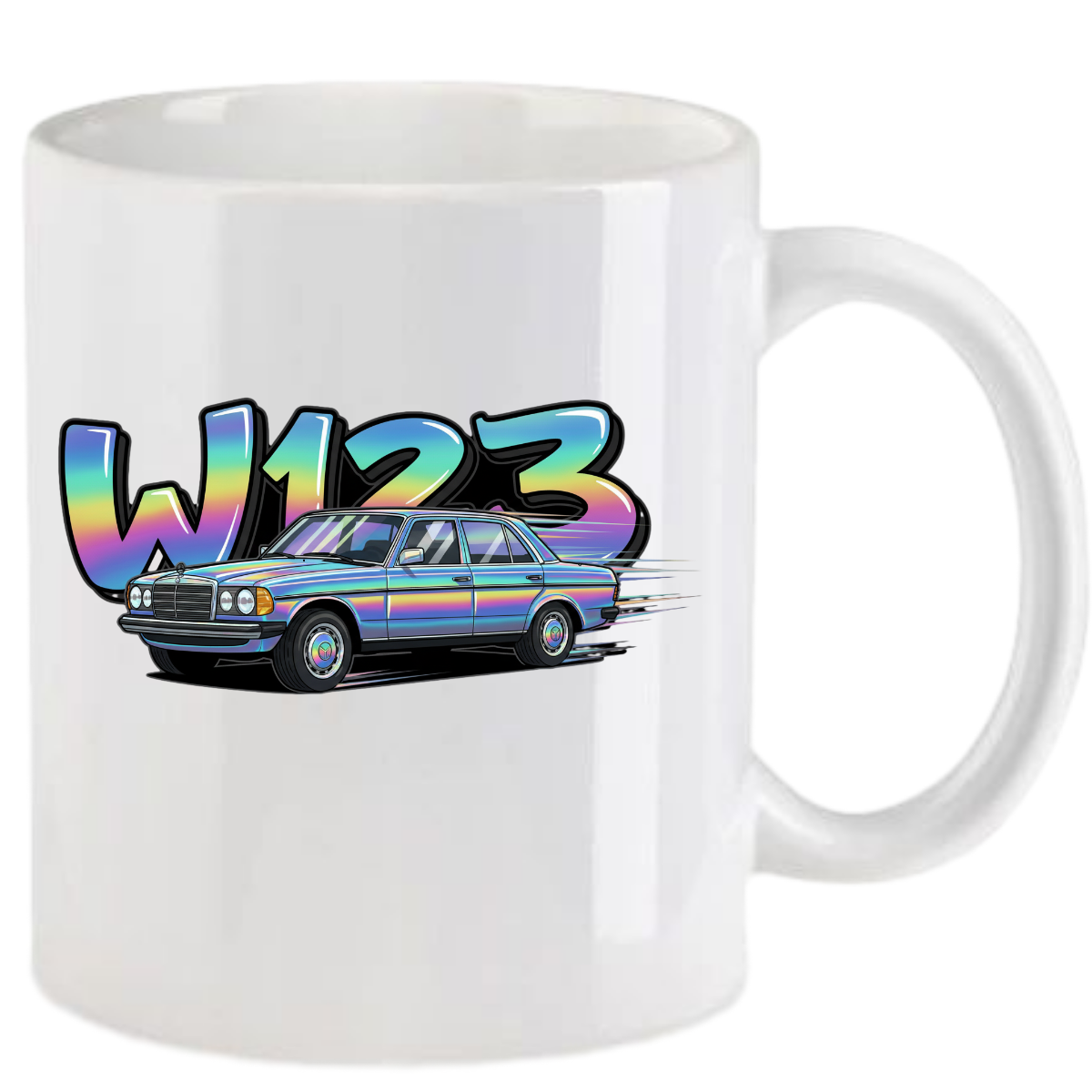 Mercedes W123 Tasse