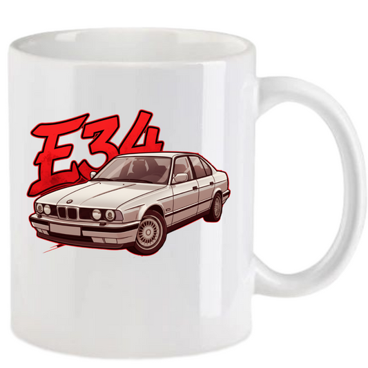 BMW E34 Tasse