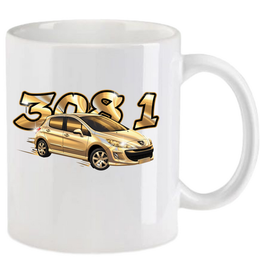 Peugeot 308 1 Tasse